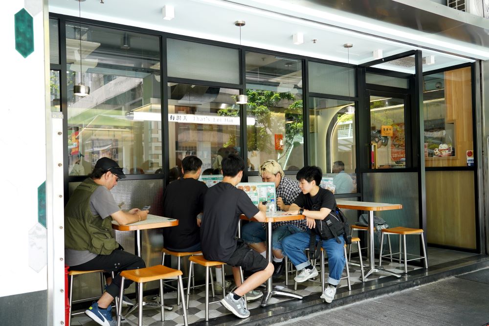 澳門利軒冰室餐廳外觀。