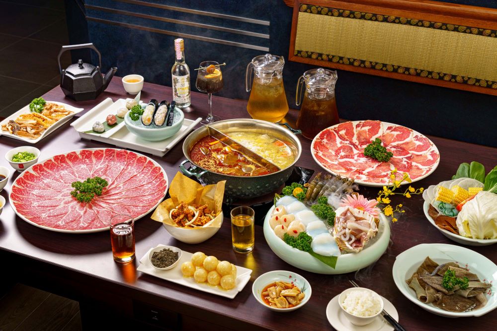 鼎王麻辣鍋台北長安東店料理。