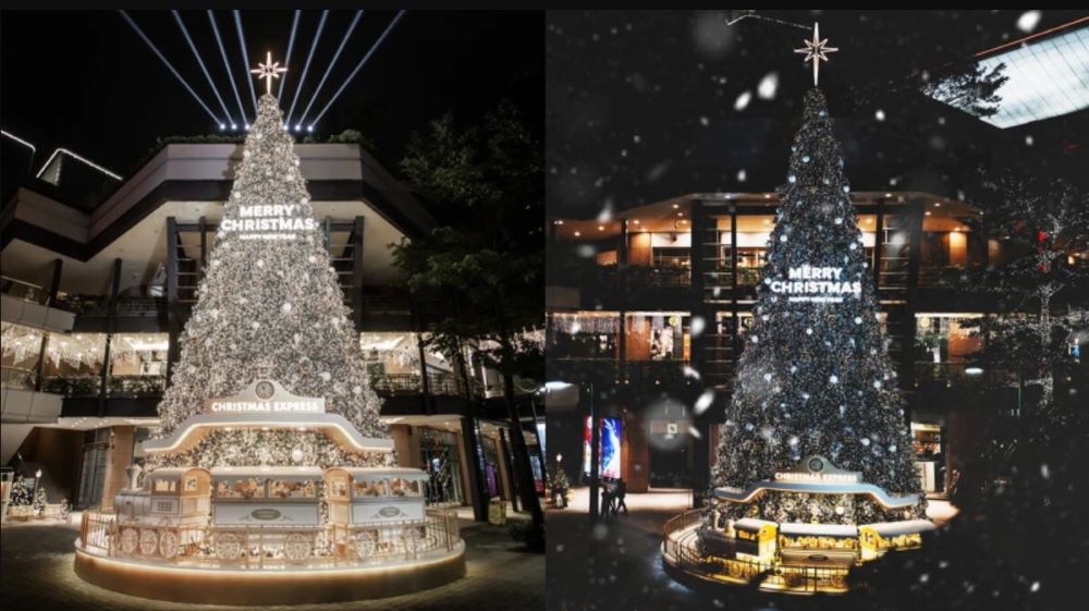2025新光三越「傳遞幸福之樹」聖誕樹。