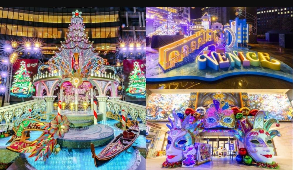 2025統一時代百貨 Purple Wish 聖誕樹。