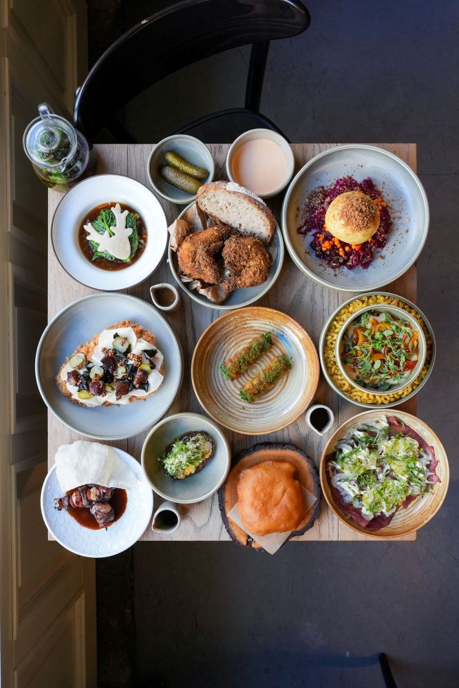 布拉格現代主義餐酒館 Vycep 料理。