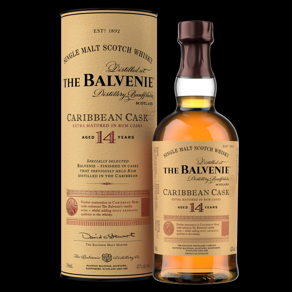 The Balvenie百富14年加勒比海蘭姆桶單一麥芽威士忌