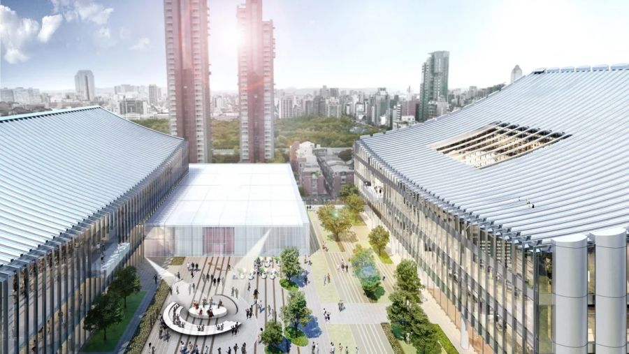 音圖中心建築模擬示意圖