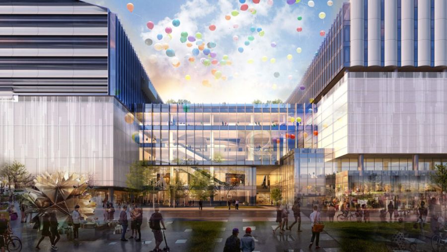 音圖中心建築模擬示意圖