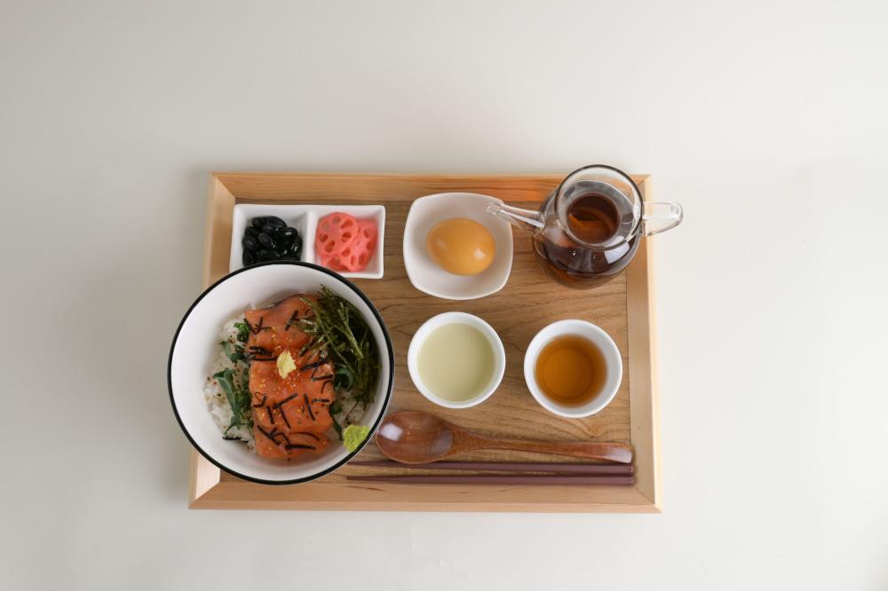 【七三茶堂】台灣茶泡飯套餐_ 昆布漬鮮鮭NT$380