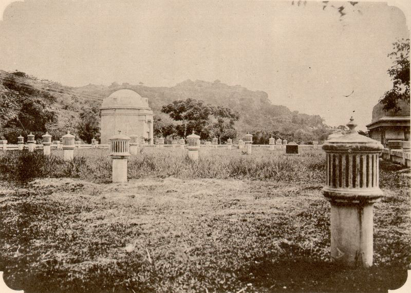 打狗水道淨水池今昔對比照。