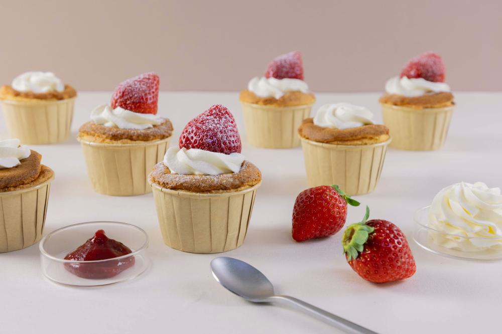 深法。(草莓舒芙乳酪杯)