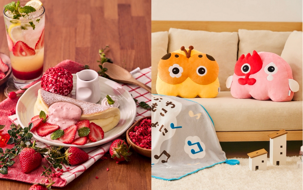 Woosa初春「甜心草莓冰淇淋鬆餅」全台限量甜蜜推出 2/9(一)起獨家販售療癒系生活周邊品，融化你