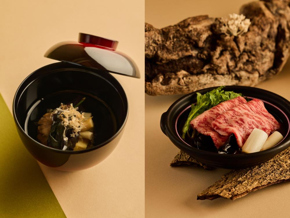 寒鰤燒物與和牛強肴，勾勒餐序重點段落