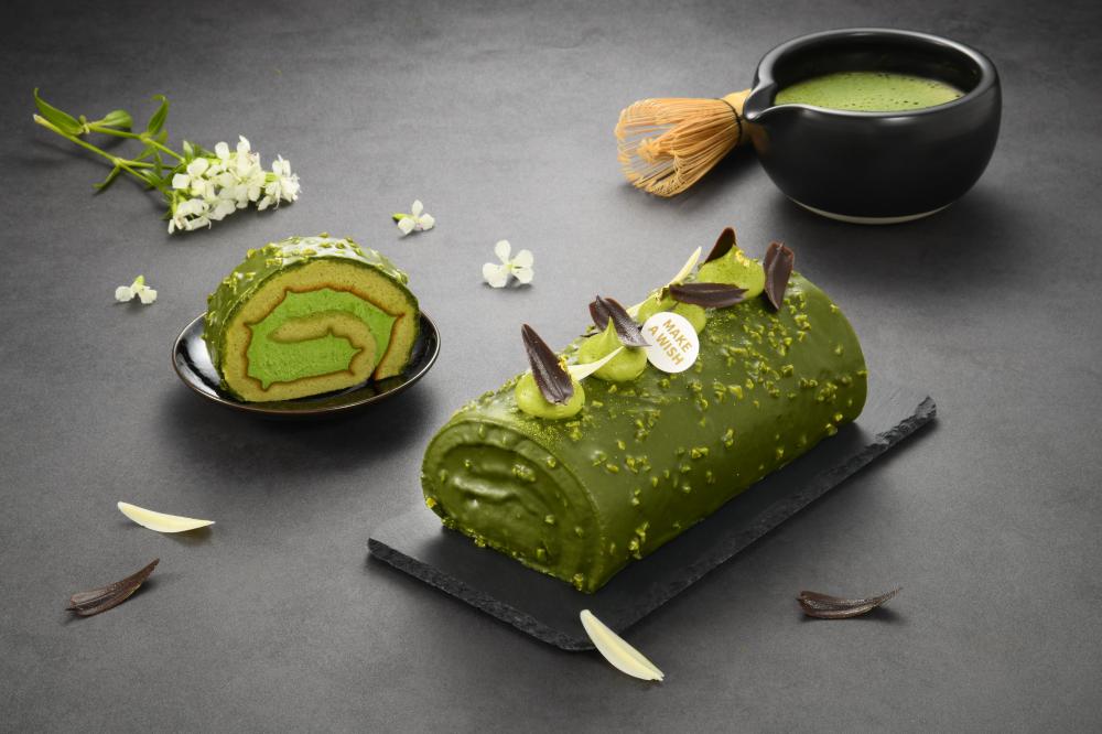 宇治抹茶脆皮巧克力生乳捲