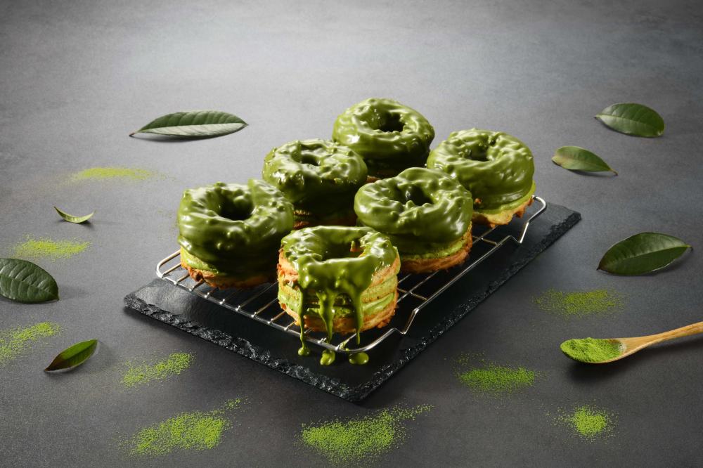 法式甜甜圈泡芙-宇治抹茶