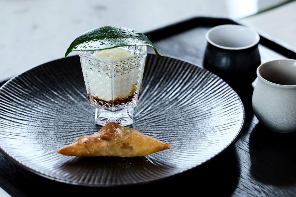 蕗之薹布丁・香蕉春卷