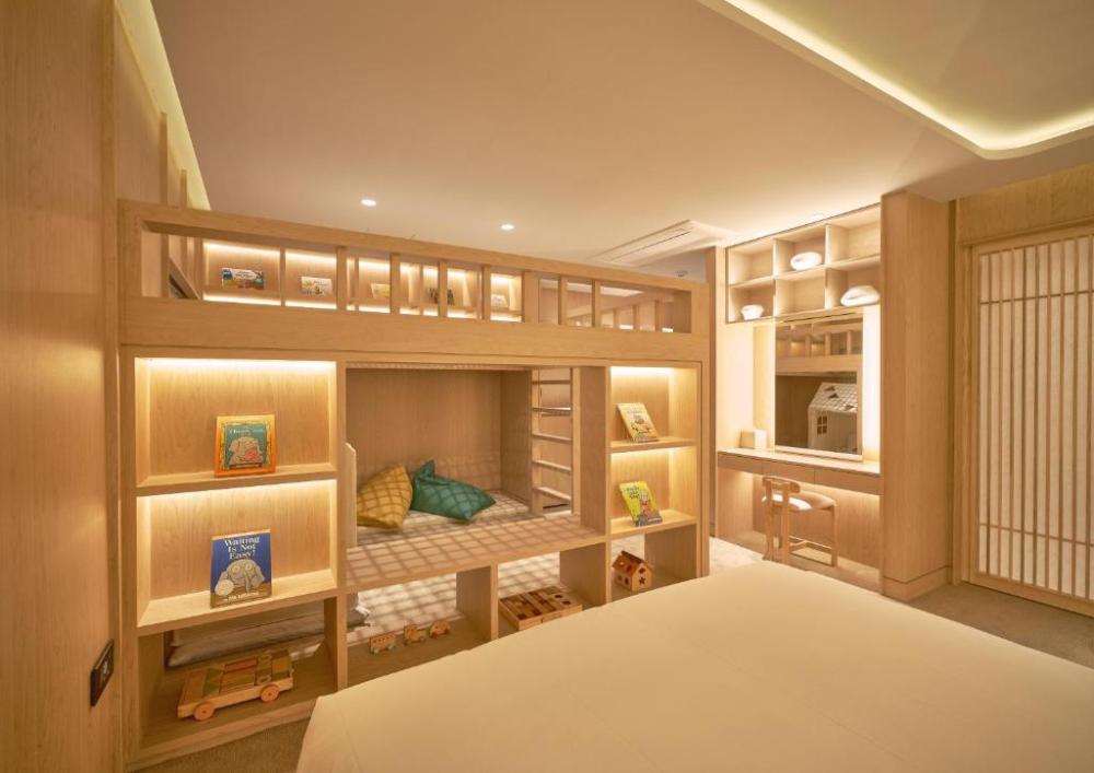 「UH Continental CenterPoint」設有親子友善房型，讓孩童可以打造專屬的遊樂場