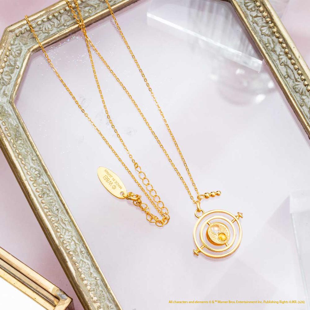 925 純銀鍍金天然水晶項鍊－時光器