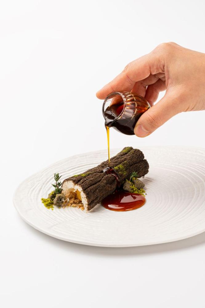 鬱陵島楓糖南瓜奶凍（Ulleungdo Maple） 絲滑南瓜奶凍，佐以鬱陵島Gorosoe楓糖漿與