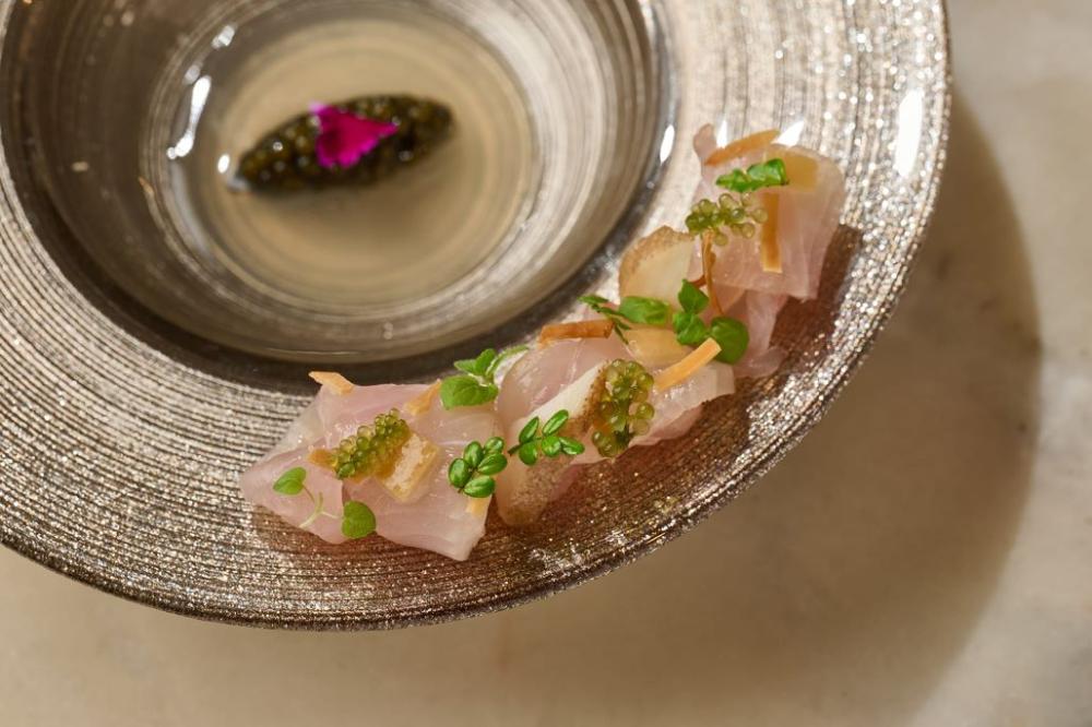 「鰤魚 / 海螺 / 發酵番茄」