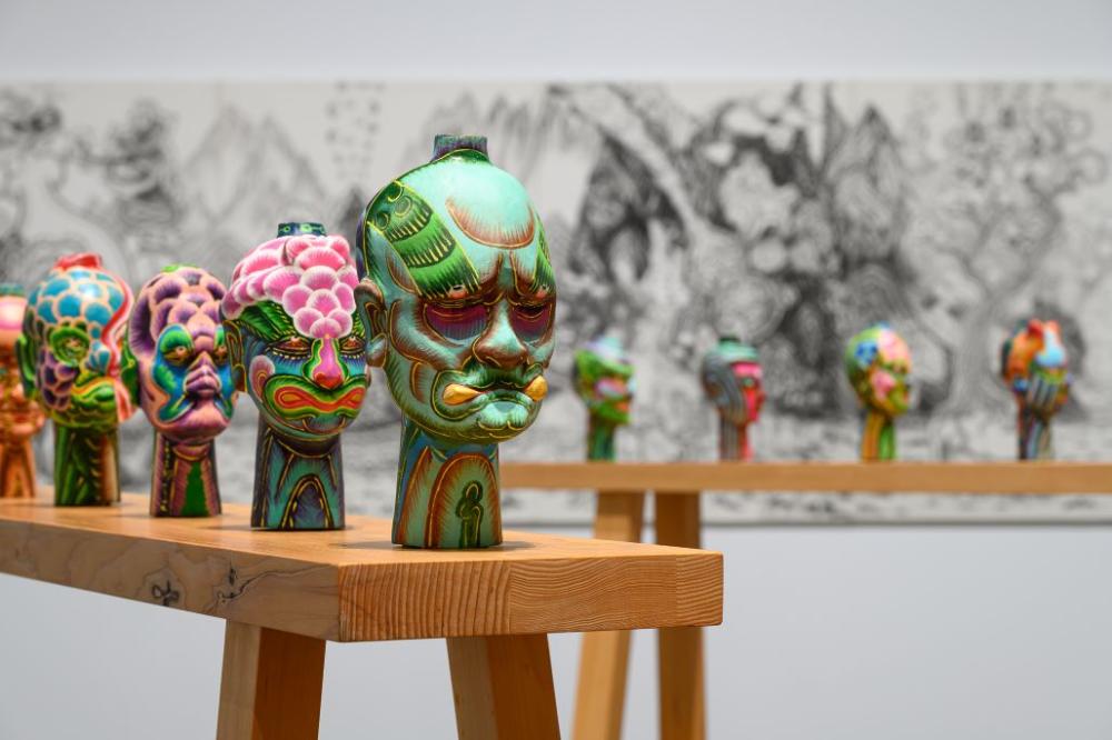 李俊陽，〈顏景弄靈儀〉，2023。（新北市美術館提供，攝影：王世邦）LI Jiun-yang, Vi