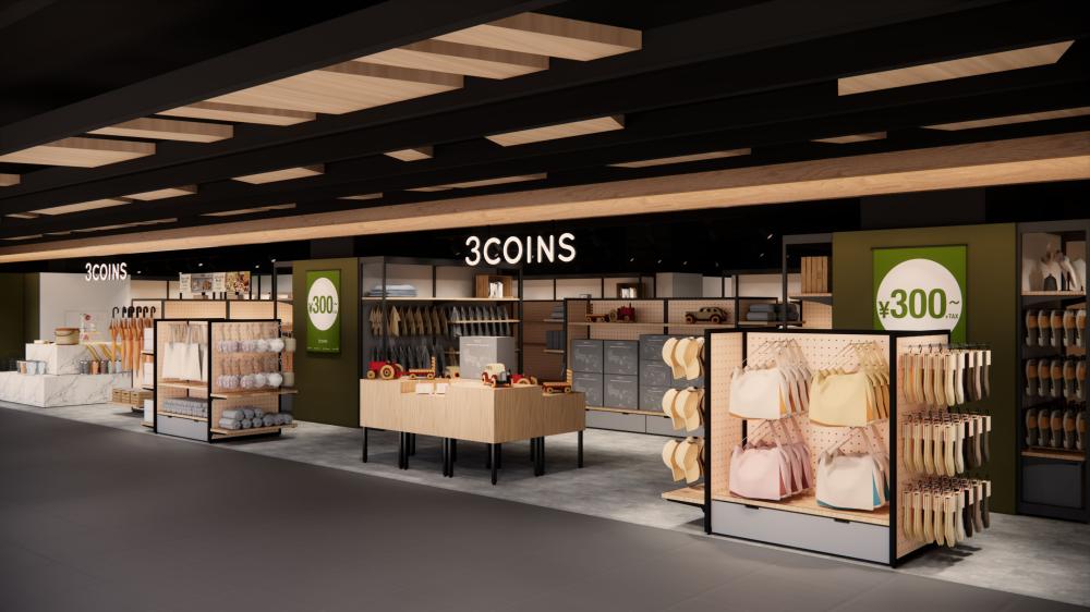 3COINS 預計於今年8月進駐西門商圈