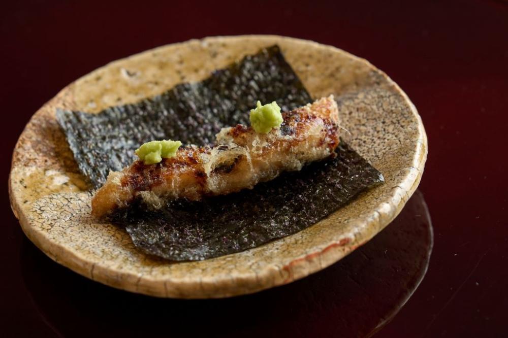 圖說：鰻魚天婦羅手捲