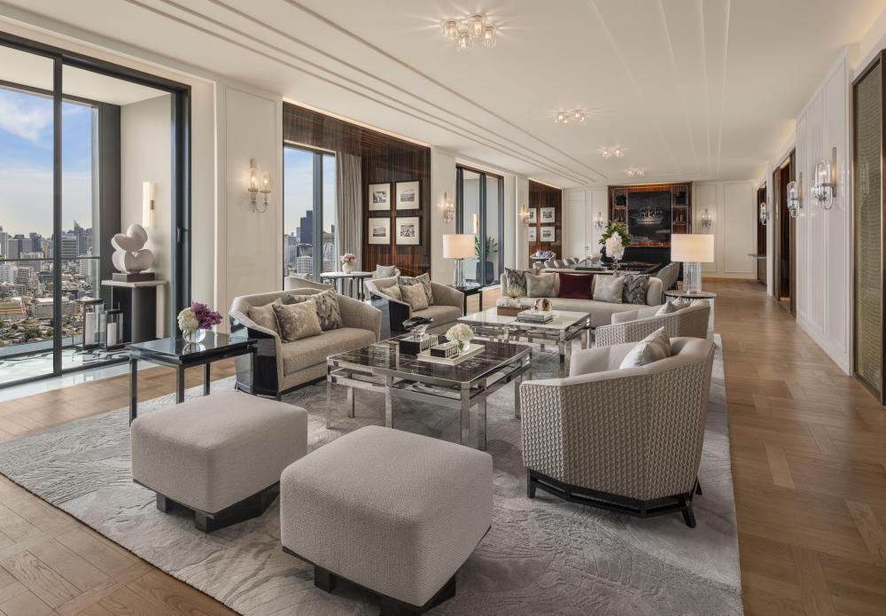 The Ritz-Carlton, Bangkok｜總統套房 Livingroom