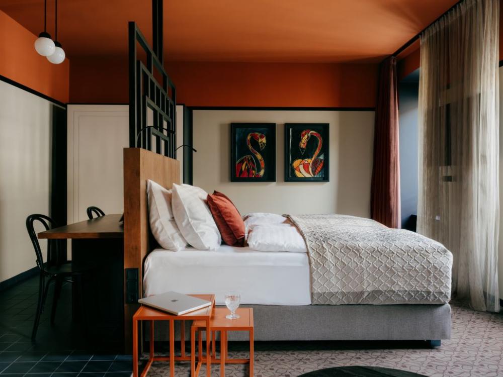 5-2.維也納「WELTWIEN Luxury Art Apartments」這間公寓式飯店將歷史底