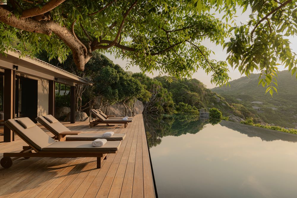 Amanoi, Vietnam  -  Accommodation,  Amanoi Ocean Pool Residence,  Exterior, Private Pool - 07482