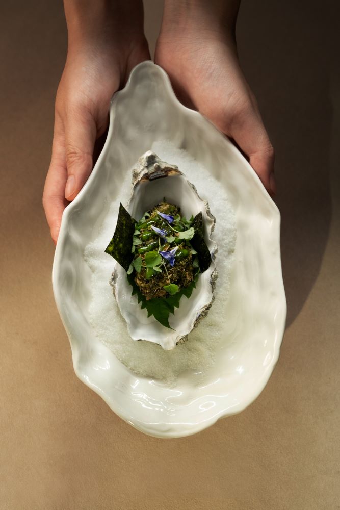 archi_青藻炸生蠔-紫蘇香料醬