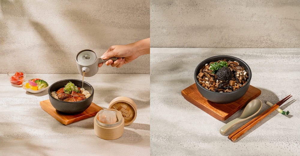 茶香不只入杯，更融入一飯一食；現沖茶湯淋上熱騰騰的主餐，展現「三麥茶樓」以茶入饌的創意。