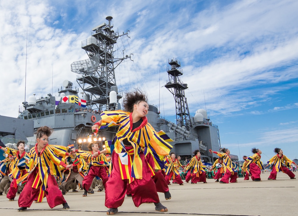 YOSAKOI佐世保祭氣勢十足的演出令人目不轉睛。届け、この想い!