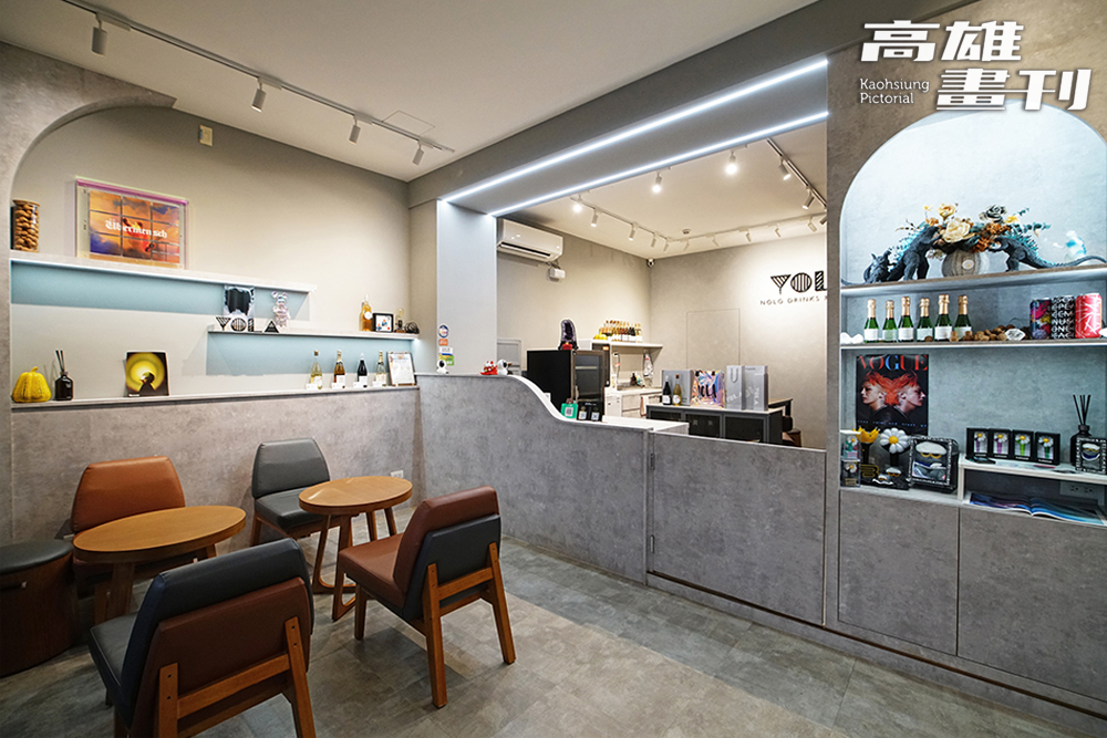 街邊店以簡潔明亮的設計，營造舒適自在的品飲空間。